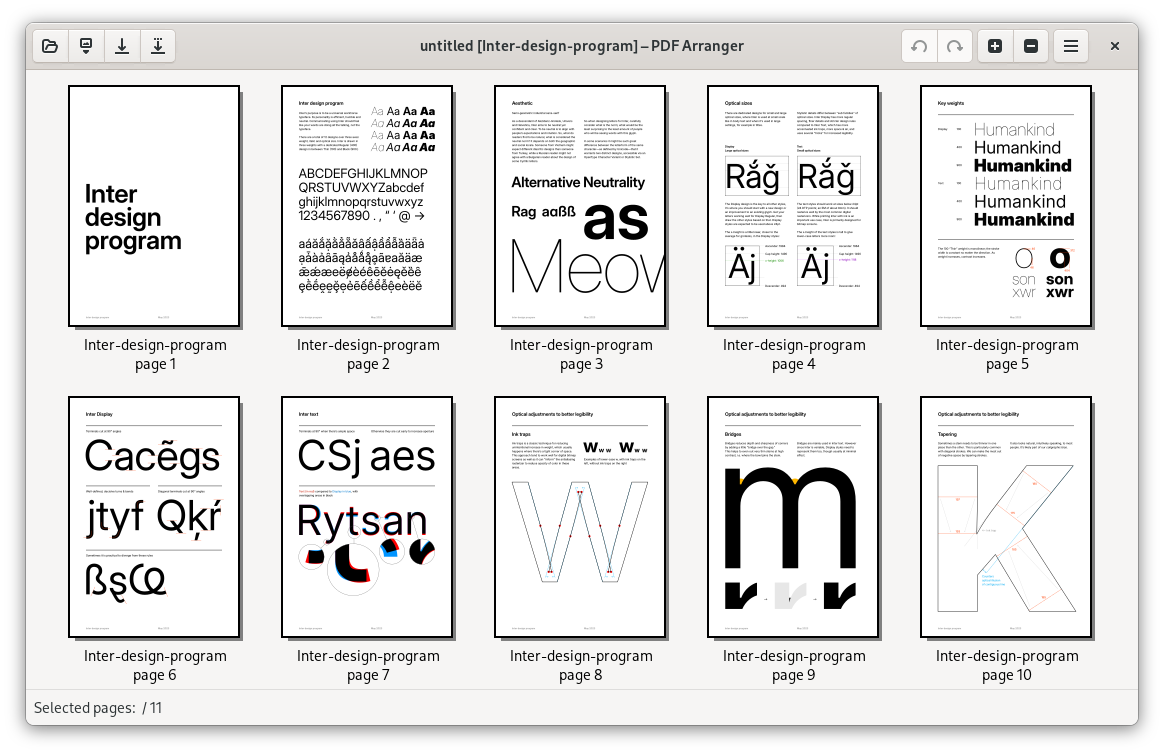 PDF拆分合并工具 PDF Arranger v1.14.0